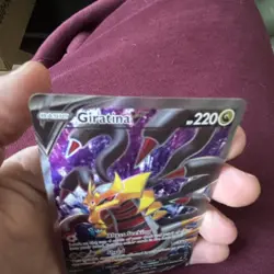 Giratina V 220 HP Swsh11 Lost Origin 185/196 Ultra Rare Full Art Holo Pokemon - Image 2