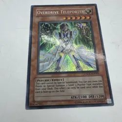 Yugioh Overdrive Teleporter CSOC-EN083 Secret Rare Very Light Play Nm - Image 1