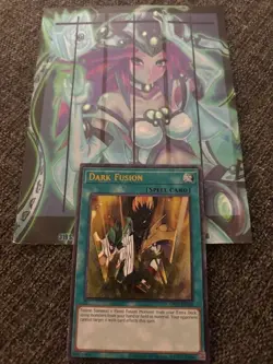 Yugioh 1x Dark Fusion Ultimate Rare OP27-EN003 OTS Tournament Pack 27 NM - Image 1