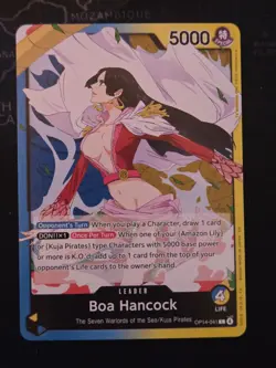 One Piece Boa Hancock Leader Card 5000 Power OP14-041 CCG - Image 1