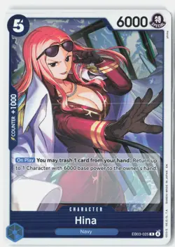 Hina Foil R Extra Booster: One Piece Heroines Edition EB03-025 NM - Image 1