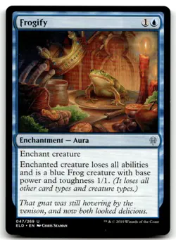 MTG Frogify U Throne of Eldraine 47 LP - Image 1