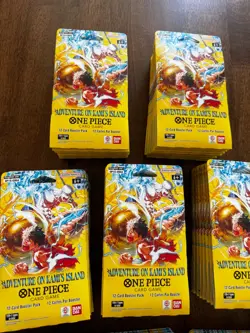 *Lot of 120* One Piece Adventure On Kami's Island OP15-EB04 Sleeved Booster Pack - Image 2