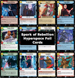 SWU Spark of Rebellion Massive Collection of Hyperspace Foil Cards - UK Seller - Image 1