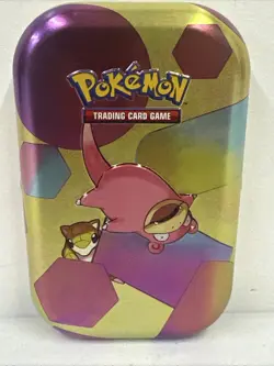 Pokemon TCG - Scarlet & Violet 151 Mini Tin: Slowpoke (Empty) CARD & COIN - Image 1