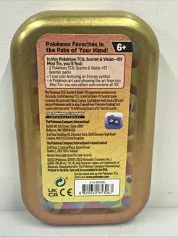 Pokemon TCG - Scarlet & Violet 151 Mini Tin: Slowpoke (Empty) CARD & COIN - Image 2
