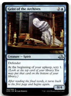 MTG Geist of the Archives U Eldritch Moon 62 LP - Image 1