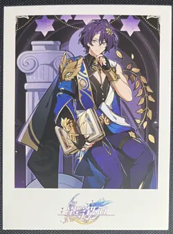Honkai Star Rail Dr. Ratio Anime Polaroid Doujin Card - Image 1