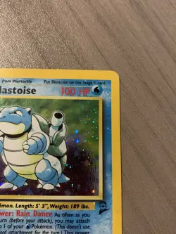 Pokemon Card TCG - Blastoise Holo 2/130 | Base Set 2 - Image 3