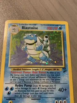Pokemon Card TCG - Blastoise Holo 2/130 | Base Set 2 - Image 4