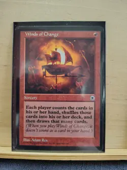 1x Winds of Change - MP - Portal - MTG Magic Moderately Played - Image 1