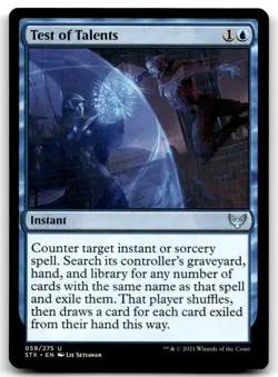MTG Test of Talents U Strixhaven: School of Mages 59 LP - Image 1