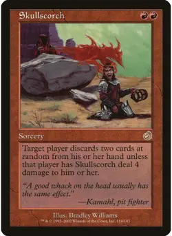 Skullscorch 114 MTG NM - Torment - Image 1
