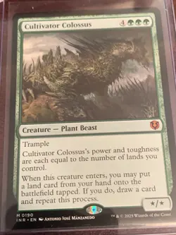 Cultivator Colossus 0190 Mythic MTG Innistrad Remastered NM - Image 1
