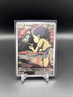 Poltchageist Holo Illustration Rare Pokemon TCG Card Twilight Masquerade 171/167 - Image 1