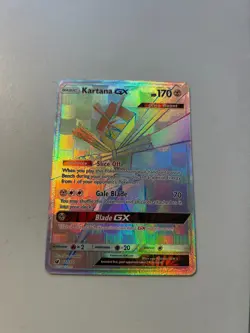 Kartana GX - 117/111 - Secret Rare NM Pokemon SM04 - Crimson Invasion - Image 1