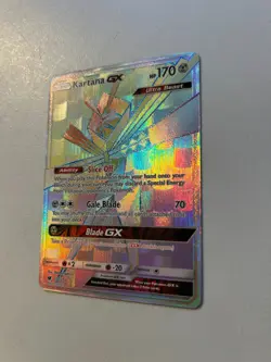 Kartana GX - 117/111 - Secret Rare NM Pokemon SM04 - Crimson Invasion - Image 3