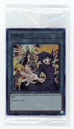 Yu-Gi-Oh! The Infinite Forbidden 1st Edition Token Chazz & Armed Dragon Thunder - Image 1