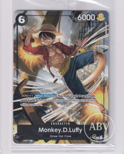 Monkey D Luffy P-035 V3 Promo | SEALED | One Piece TCG | English - Image 1