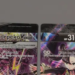 Pokemon Morpeko V-UNION 4 Card Set SVH 2023 Holo English TCG - Image 3