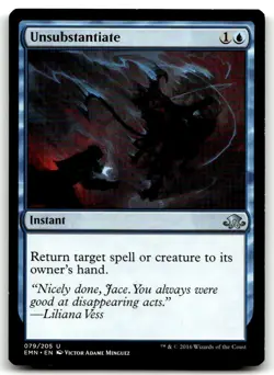 MTG Unsubstantiate U Eldritch Moon 79 LP - Image 1