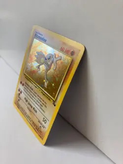 Hitmonlee 7/62 Fossil Holo Rare Pokemon Card WOTC 1999 LP - Image 5