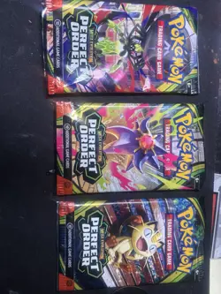 1x Pokemon Perfect Order Mega Evolution Booster Pack Lot 10 Cards packs English - Image 2