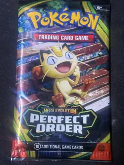 1x Pokemon Perfect Order Mega Evolution Booster Pack Lot 10 Cards packs English - Image 3