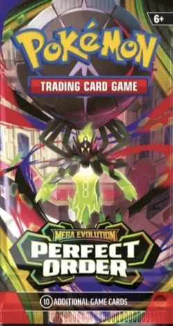 1x Pokemon Perfect Order Mega Evolution Booster Pack Lot 10 Cards packs English - Image 4