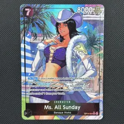 MS All Sunday SR ALT ART OP14-084 - The Azure seas seven - One Piece Card TCG - Image 1