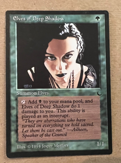 Elves of Deep Shadow - The Dark - MTG - Magic the Gathering - Image 2