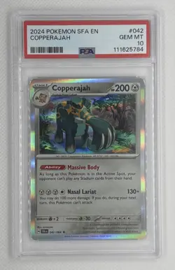 2024 POKEMON SFA EN COPPERAJAH #42 PSA 10 GEM MINT 🌶🥵 - Image 1