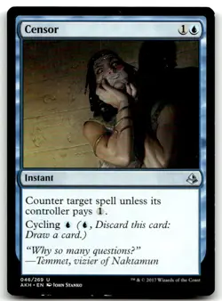 MTG Censor U Amonkhet 46 LP - Image 1