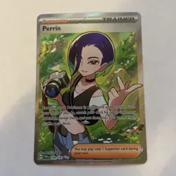 Pokemon TCG - Twilight Masquerade - Perrin Full Art - 209/167 NM - Image 1