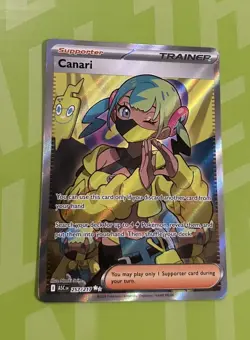 Pokemon TCG Trainer Canari 257/217 Full Art Ultra Rare Holo Ascended Heroes - Image 1