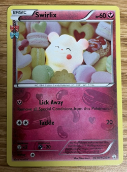 NM Swirlix - Holo RC19/RC32 Uncommon Pokemon Generations: Radiant Collection - Image 1