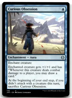 MTG Curious Obsession U Jumpstart 148 LP - Image 1