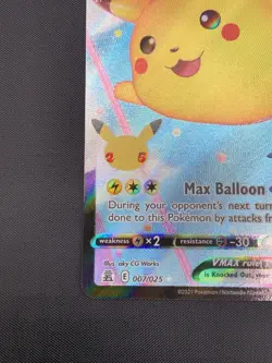 Pokemon TCG Celebrations #007/025 Flying Pikachu VMAX NM - Image 4