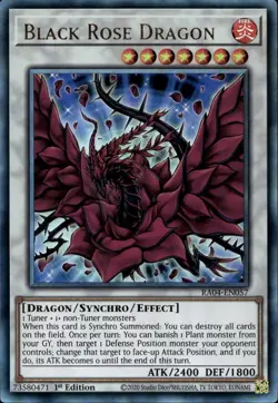 Black Rose Dragon 1st Ed Ultimate Rare RA04-EN057 Yu-Gi-Oh! - Image 1