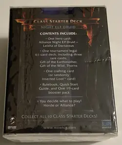 Night Elf Druid Class Starter Deck 2011 New WoW World of Warcraft Alliance - Image 2