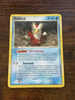 Delibird 21/109 Rare Team Rocket Returns LP Pokemon Card - Image 1
