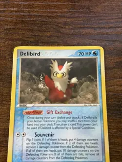 Delibird 21/109 Rare Team Rocket Returns LP Pokemon Card - Image 2