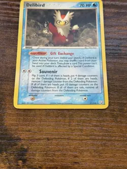 Delibird 21/109 Rare Team Rocket Returns LP Pokemon Card - Image 3