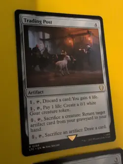 Chromatic Lantern & Trading Post. Artifact rare Magic the Gathering 2 Card.LTC - Image 5