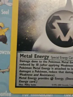 Pokemon TCG Metal Energy 19/111 Neo Genesis 1st Edition Holo Card - Image 5