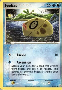Feebas 61/101 Hidden Legends Pokemon Card TCG - Image 1