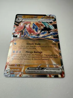 Play! Pokemon Prize Pack Series 7 Twilight Masquerade 106/167 Greninja ex Stamp - Image 2