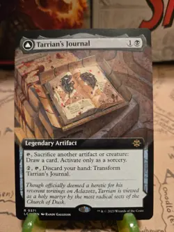 MTG Tarrian's Journal The Lost Caverns of Ixalan Extended Art Rare NM - Image 1