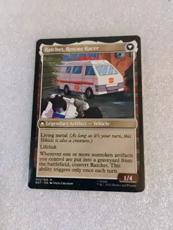 Near Mint x 1 Ratchet, Field Medic // Ratchet, Rescue Racer Transformers - Image 2