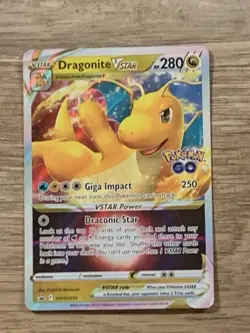 Dragonite VSTAR SWSH236 NM Black Star Promo Holo Pokemon Card 236 - Image 1